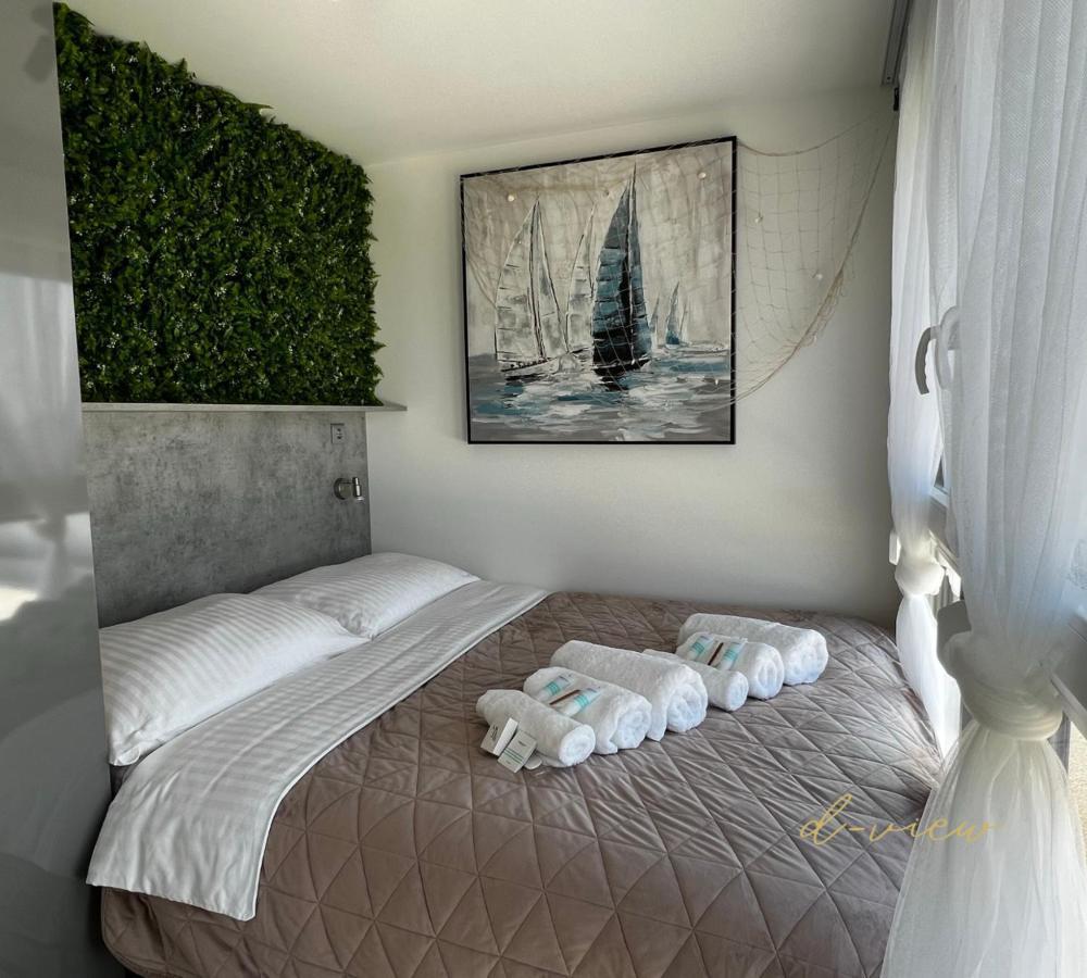 D-View Premium Mobile Home - Panoramic Seaview - 150 M From Beach, Free Parking ドラゲ エクステリア 写真