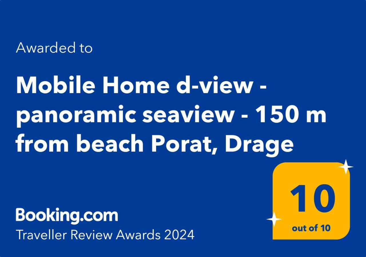 D-View Premium Mobile Home - Panoramic Seaview - 150 M From Beach, Free Parking ドラゲ エクステリア 写真