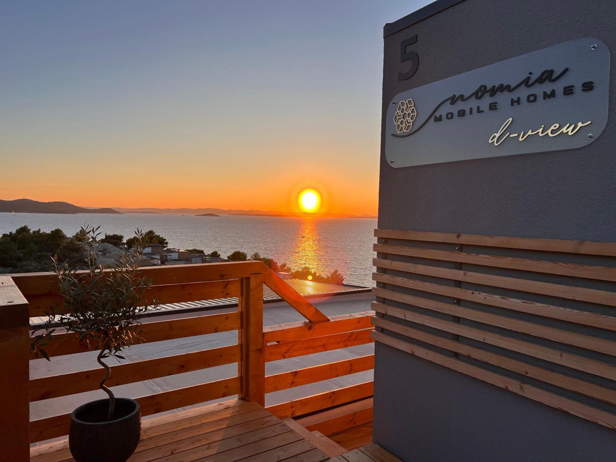 D-View Premium Mobile Home - Panoramic Seaview - 150 M From Beach, Free Parking ドラゲ エクステリア 写真