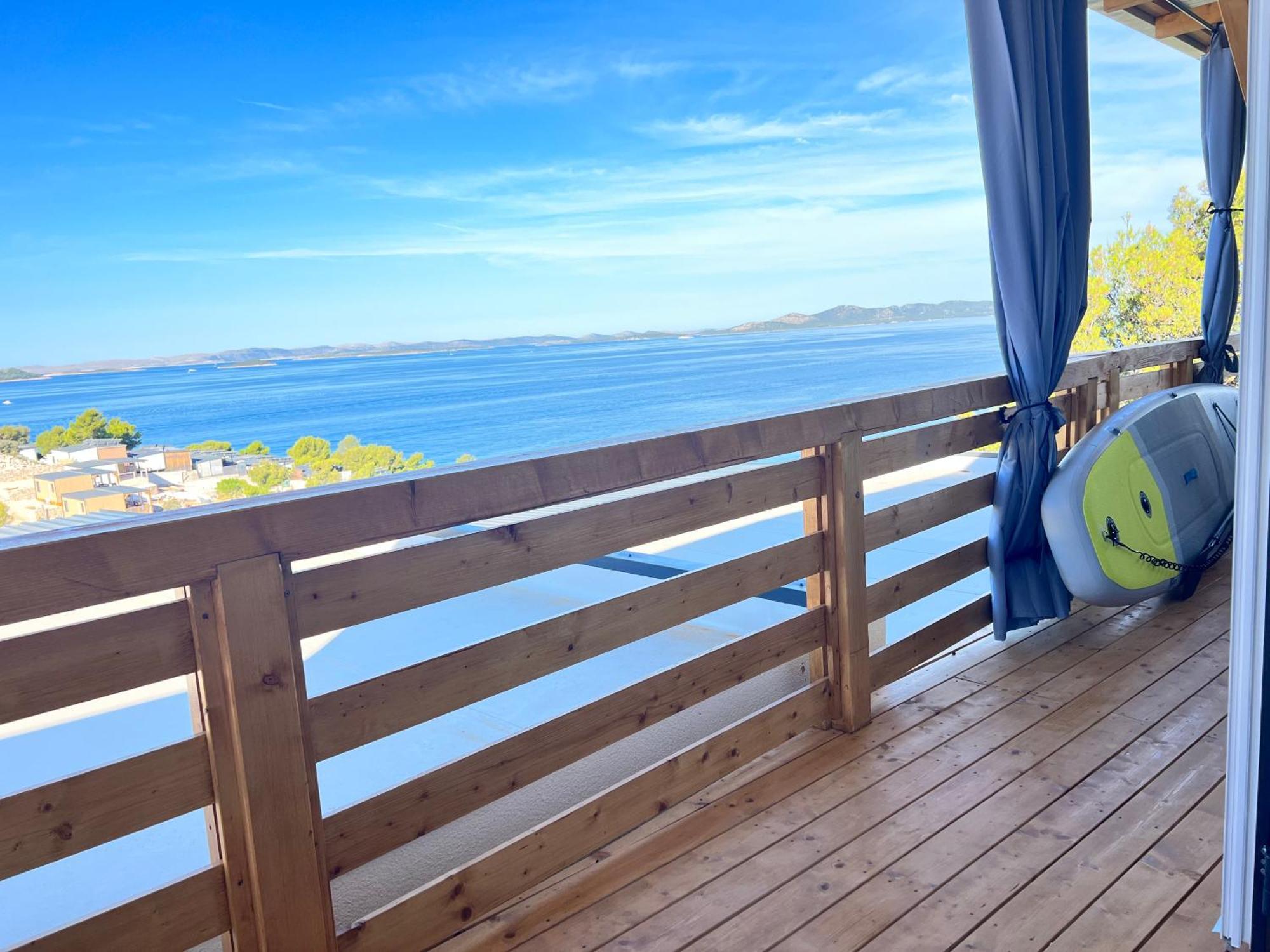 D-View Premium Mobile Home - Panoramic Seaview - 150 M From Beach, Free Parking ドラゲ エクステリア 写真