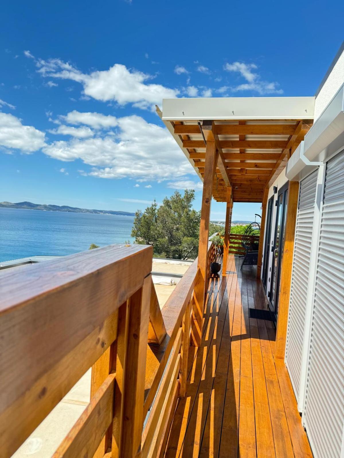 D-View Premium Mobile Home - Panoramic Seaview - 150 M From Beach, Free Parking ドラゲ エクステリア 写真
